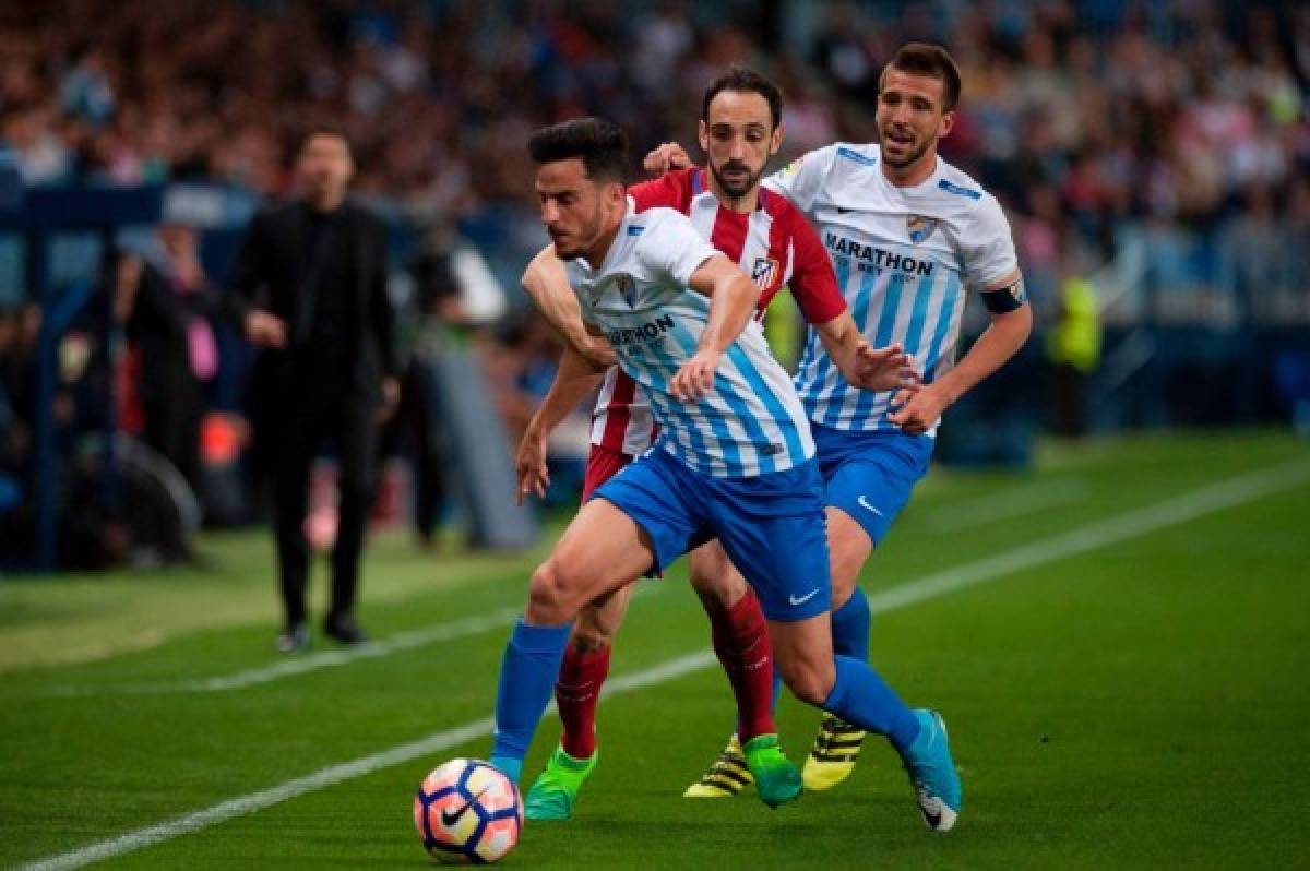 Atlético de Madrid gana 2-0 al Málaga y sube el podio de la Liga, sigue la lucha por la Europa League