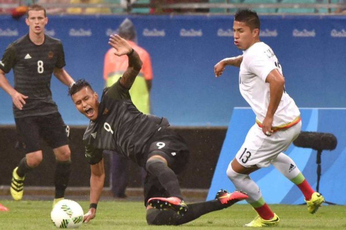 México y Alemania empatan 2-2 en Rio en el partido de los campeones