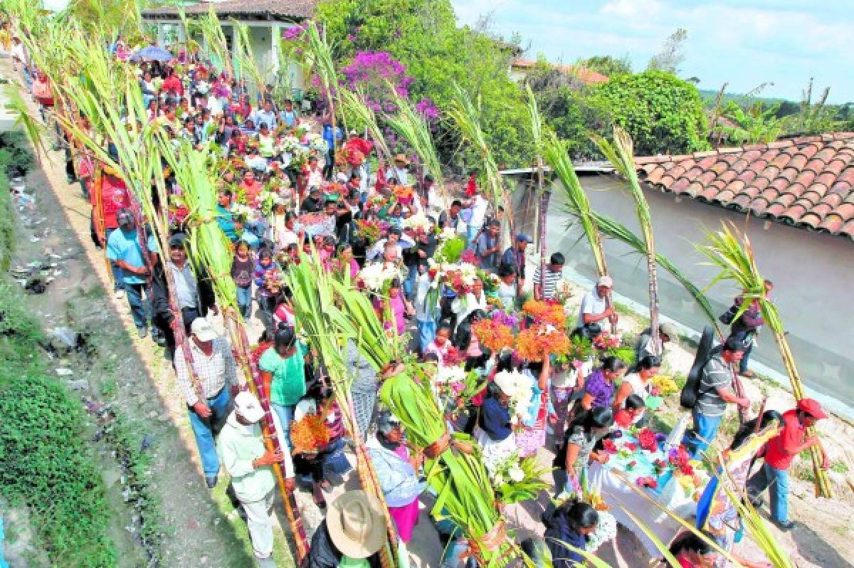 Virgen María, reina de las flores