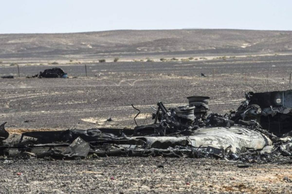 El avión ruso que cayó en Egipto se despedazó en el aire  