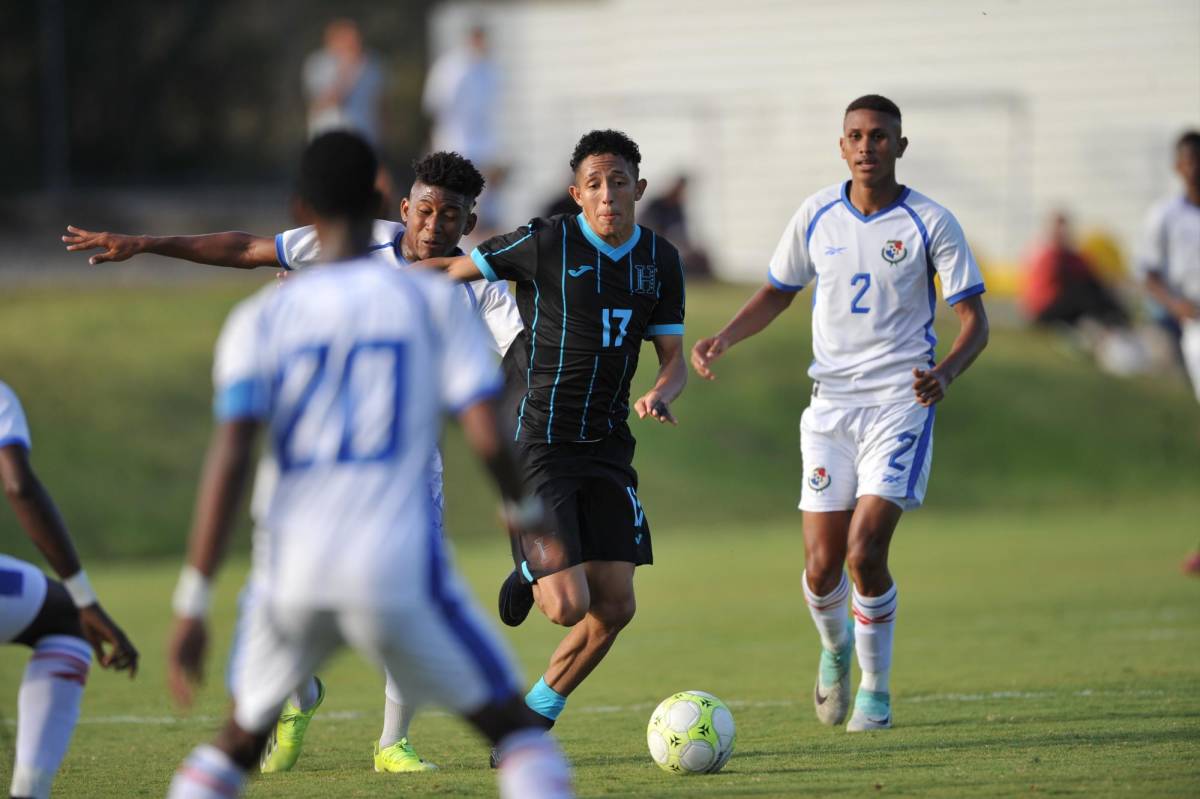 Encuentro entre Panamá sub-19 y Honduras sub-20 de Redin.