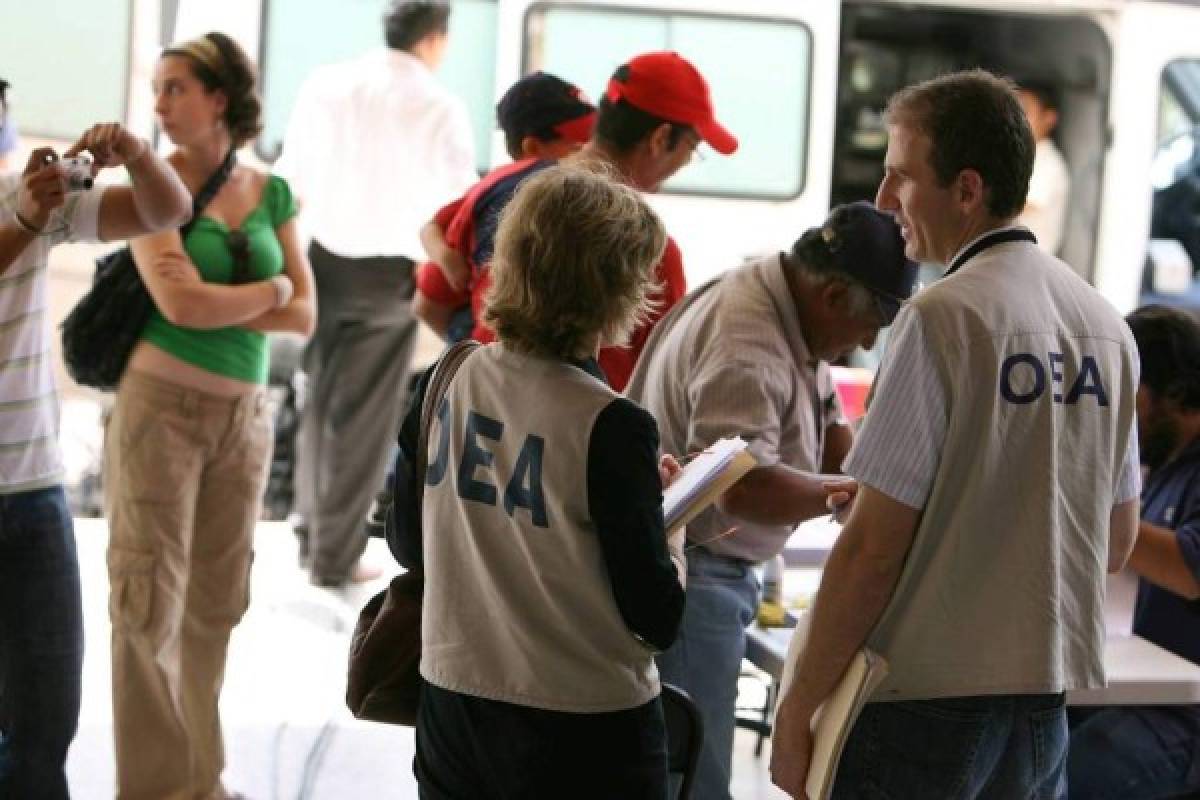 Honduras: La OEA enviará solo a cinco expertos por falta de fondos