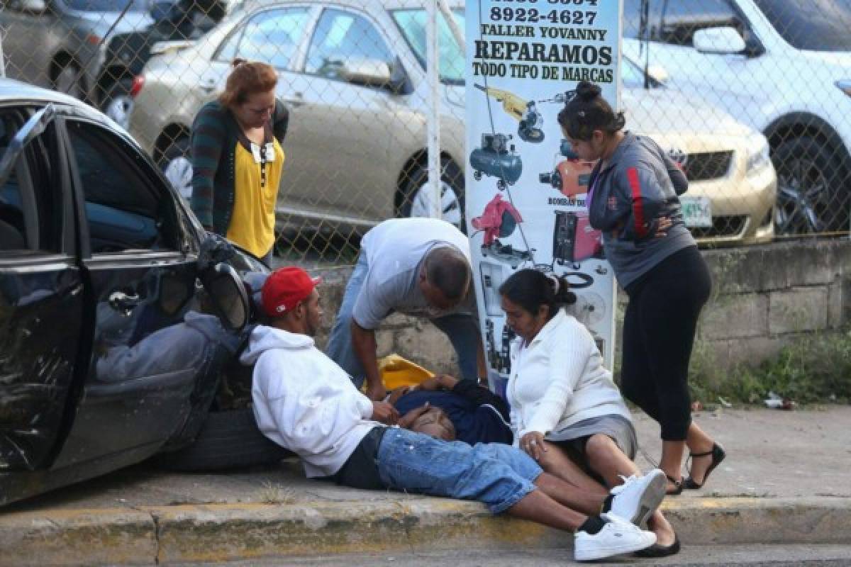 Un muerto en accidente de tránsito en Comayagüela