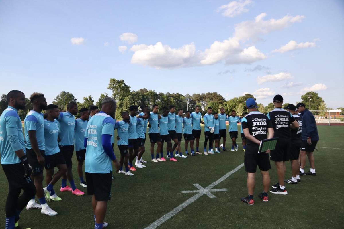 Honduras hizo su último entrenamiento previo al juego amistoso ante Venezuela.