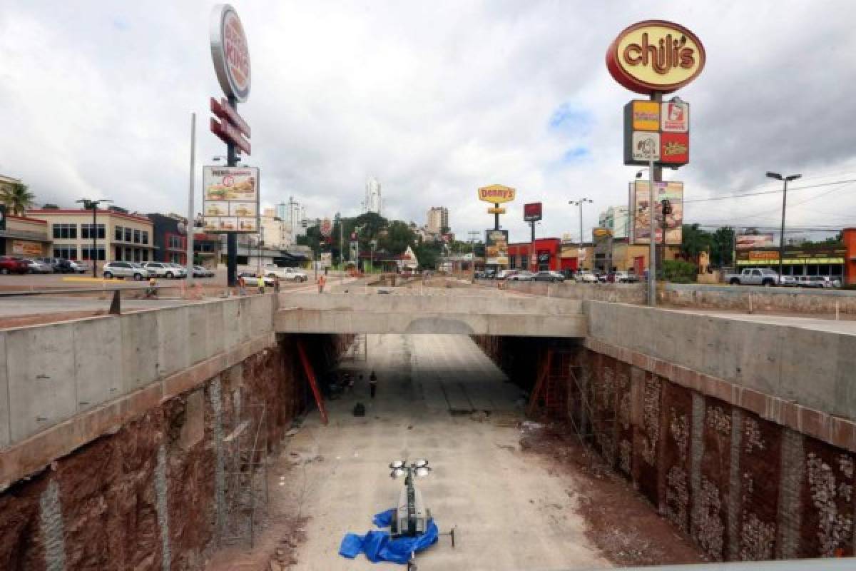 Tegucigalpa: Obras sobre el bulevar Juan Pablo II ya fueron completadas