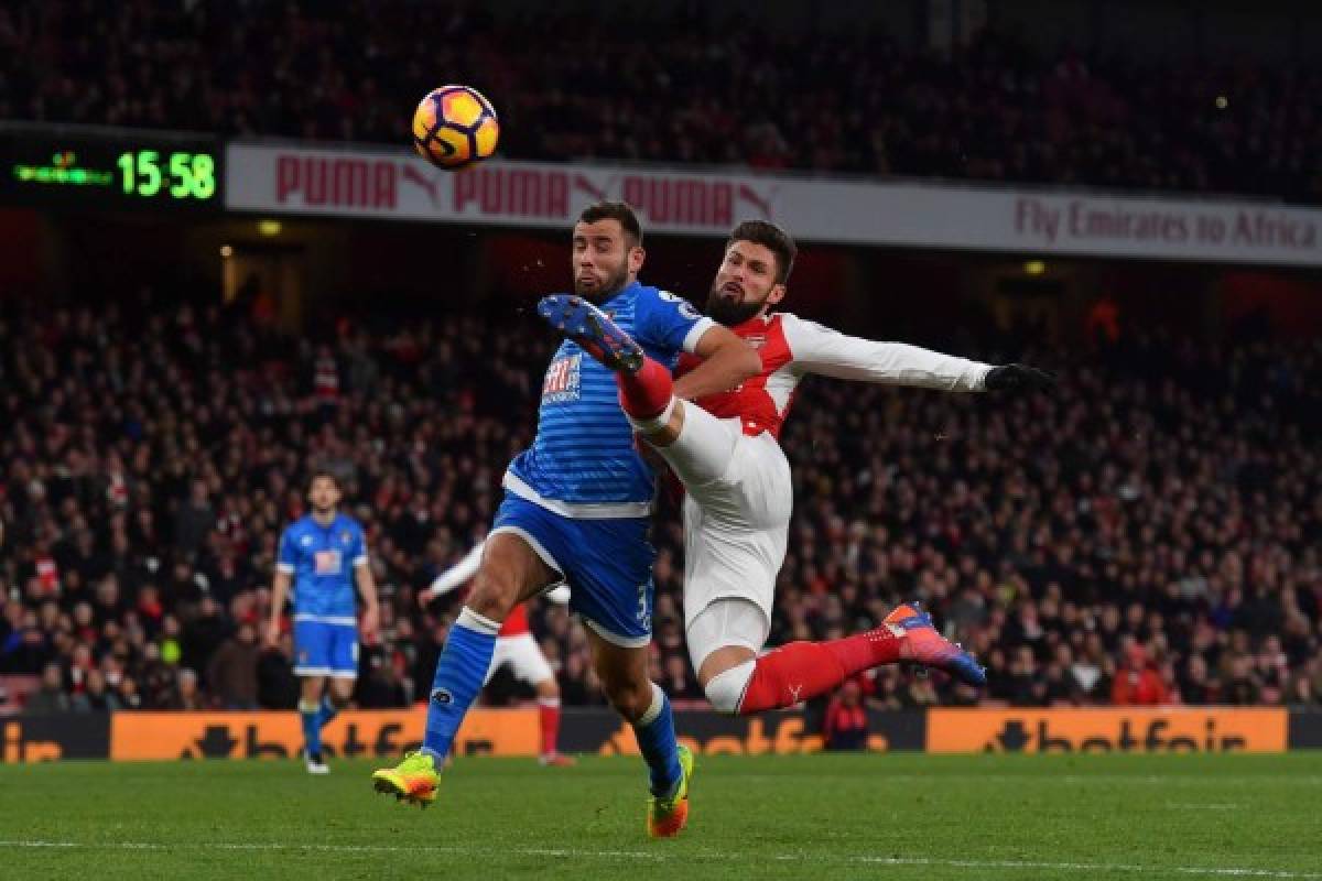 Arsenal gana 3-1 al Bournemouth con un doblete de Alexis Sánchez