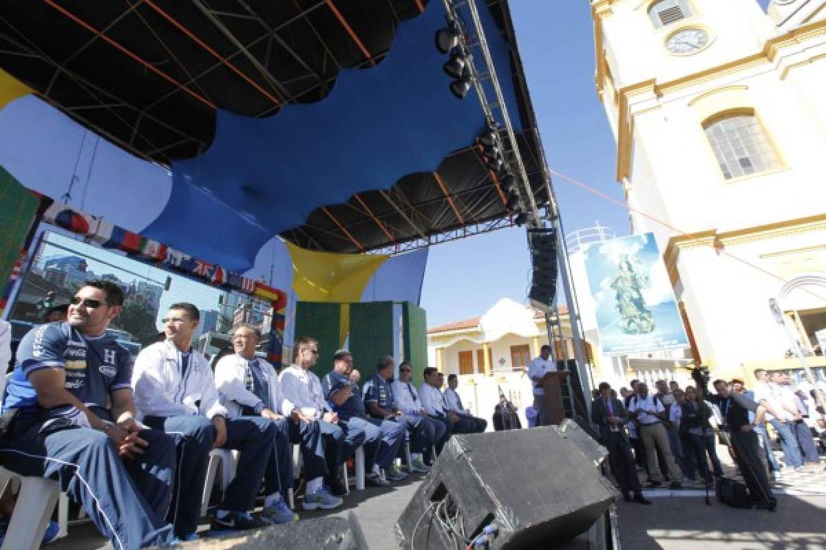 Porto Feliz rinde homenaje a Selección de Honduras