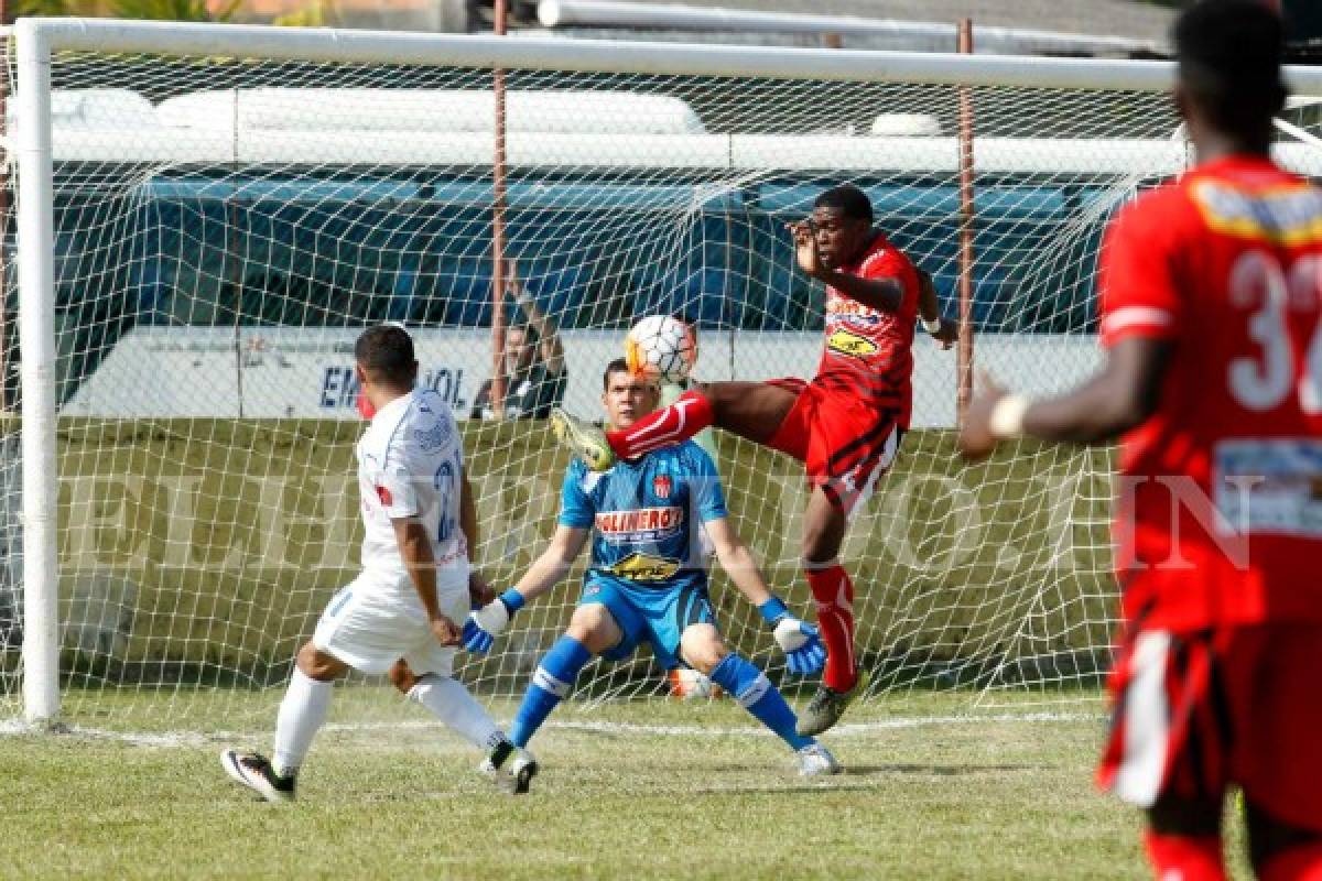 Vida empató 2-2 ante Olimpia en el Alfredo León Gómez de Tela