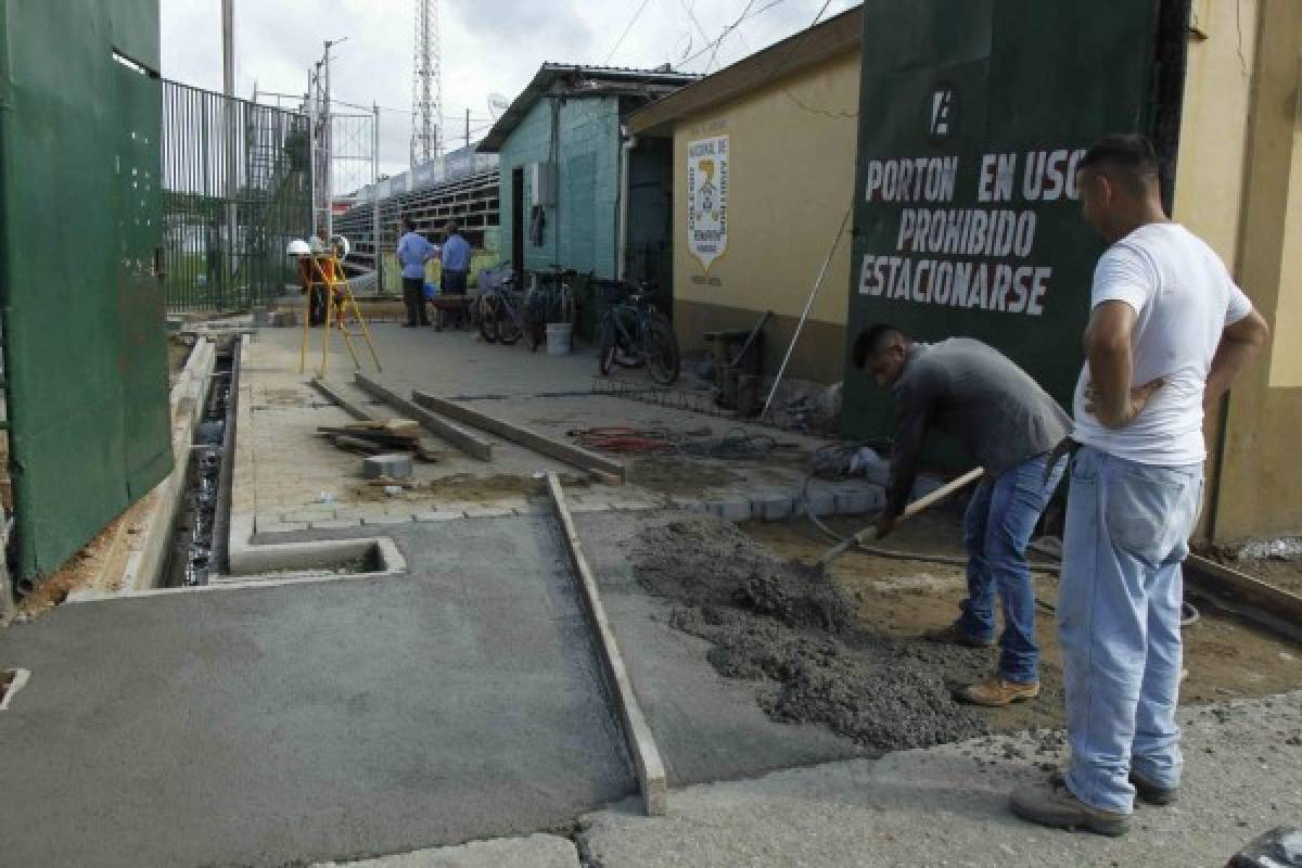 Alguna infraestructura del estadio Excélsior está siendo remodelada (Foto: Delmer Martínez)