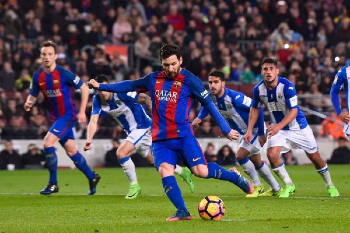 Barcelona gana al final 2-1 al Leganés y vuelve a ser segundo  