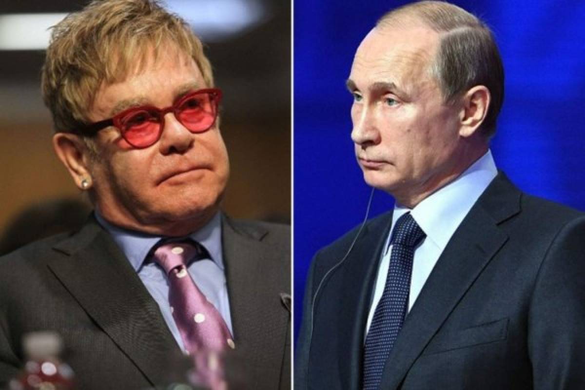 Putin quiere reunirse con Elton John para tratar temas sobre derechos de homosexuales