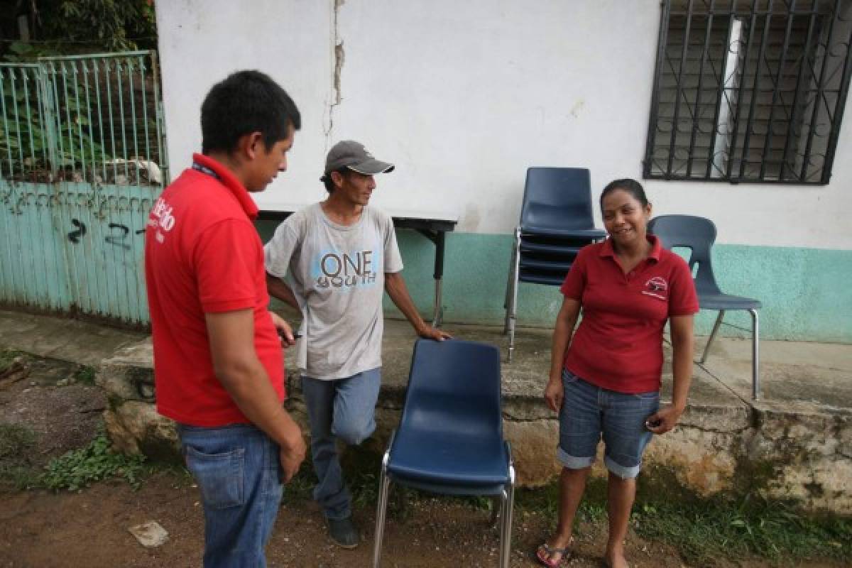 Recorrido de solidaridad en comunidades de Talanga y Cedros