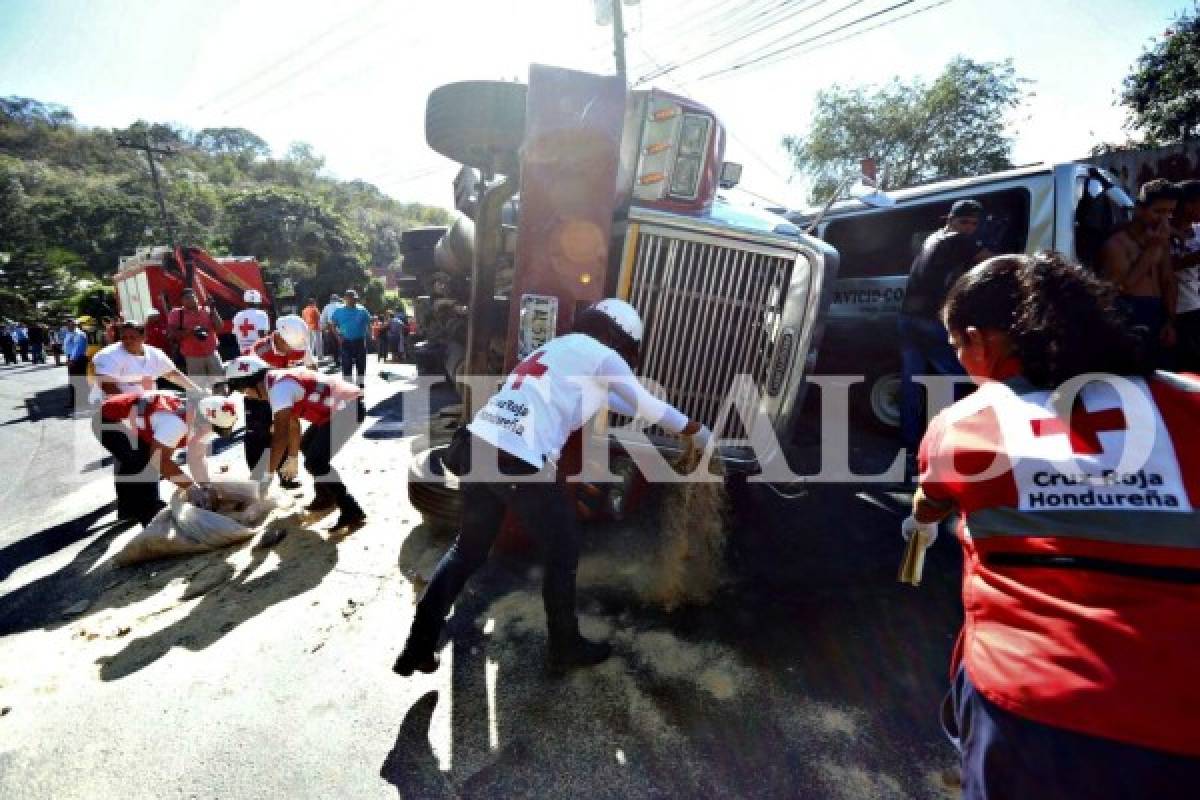 Tegucigalpa: Al menos dos fallecidos por accidente en la salida al sur