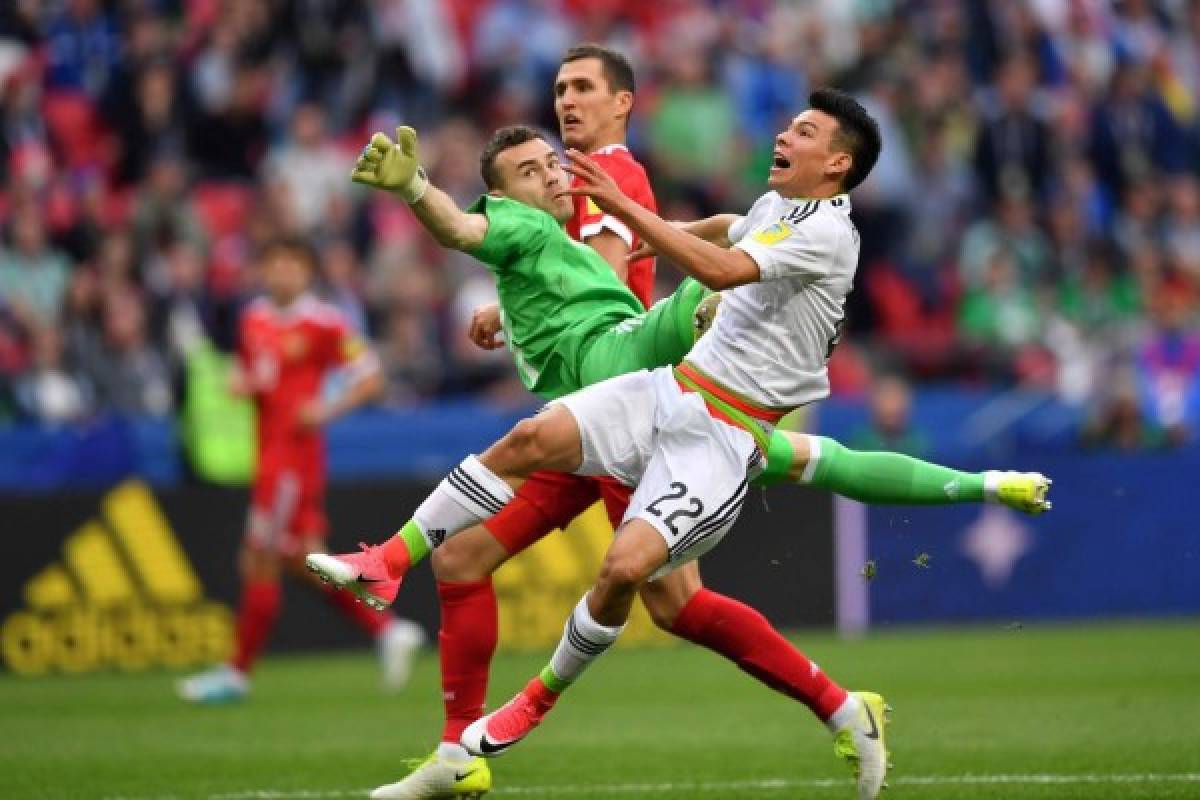 México derrota 2-1 a Rusia y pasa a semifinales de la Copa Confederaciones Rusia 2017