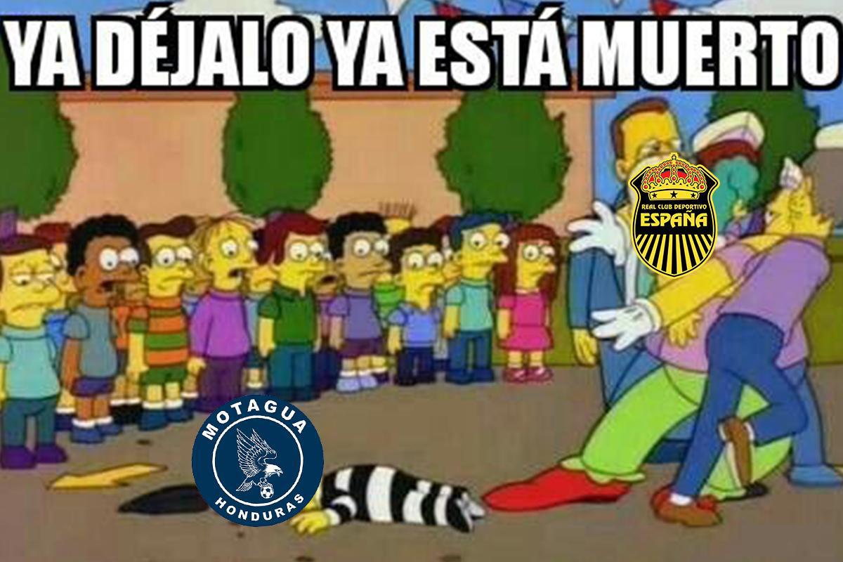 Memes destrozan a Motagua tras goleada de Real España en Tegucigalpa