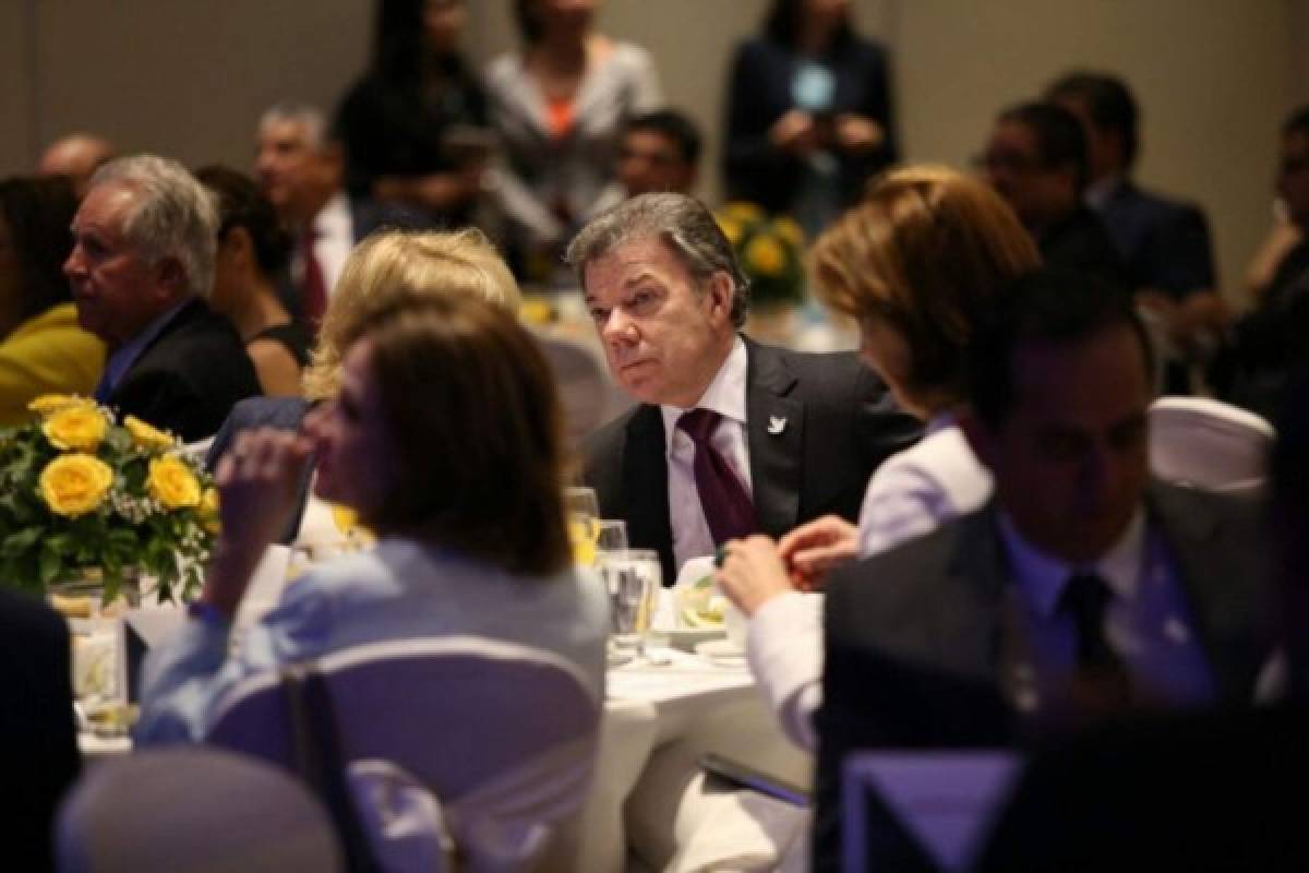 Presidente Juan Manuel Santos se reúne con empresarios hondureños