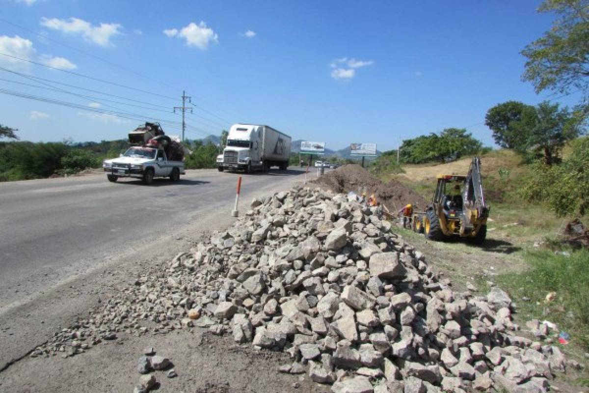 Honduras: En reparación 12 ejes de carretera de la zona Sur