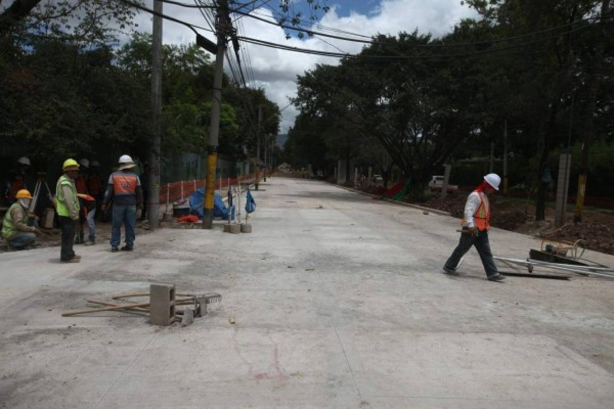 Obras en Los Próceres avanzan en 40%