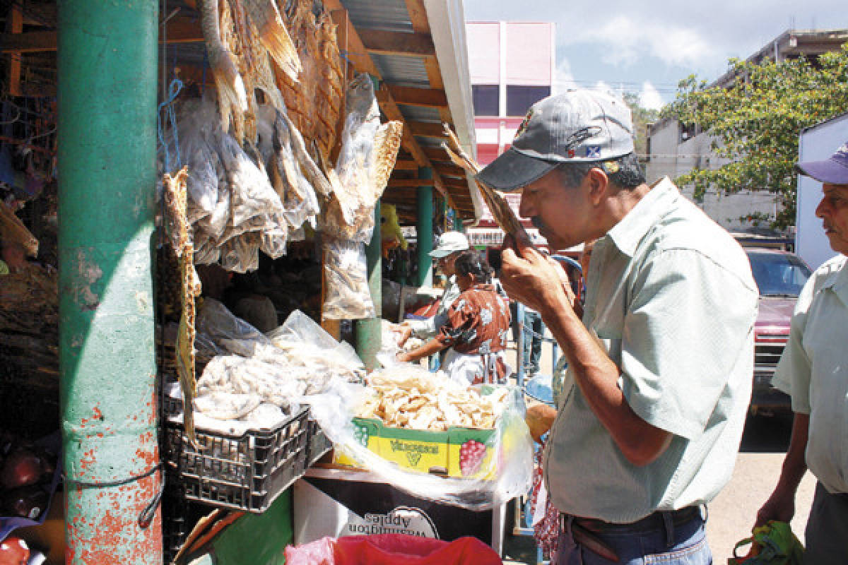 Decomisan pescado seco en el sur de Honduras