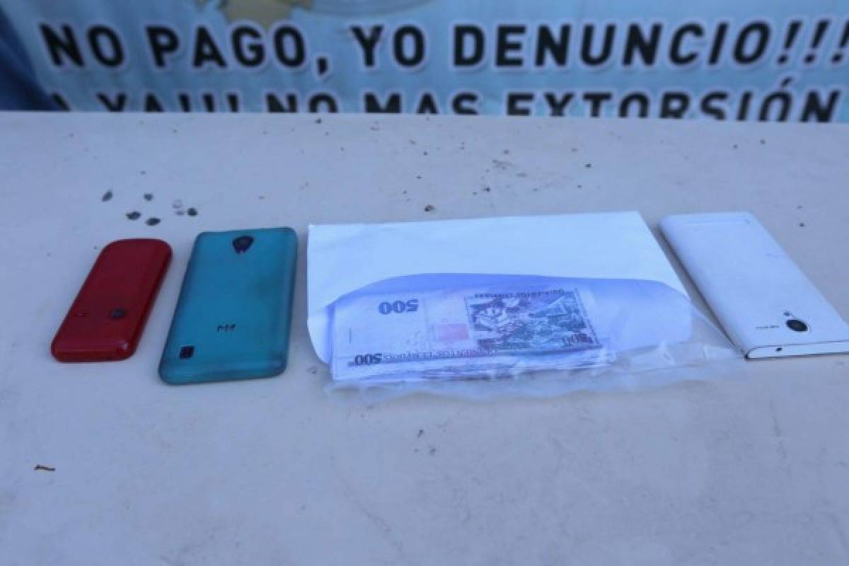 Capturan cuatro miembros de la MS por delito de extorsión