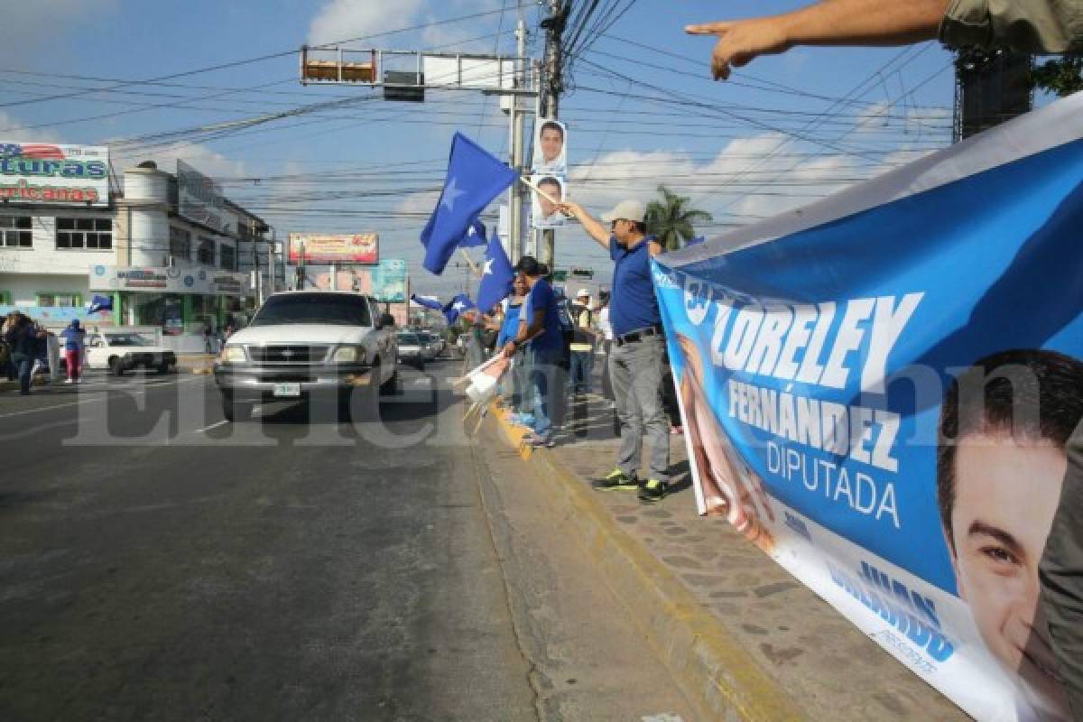 La capital de Honduras amanece repleta de propaganda política