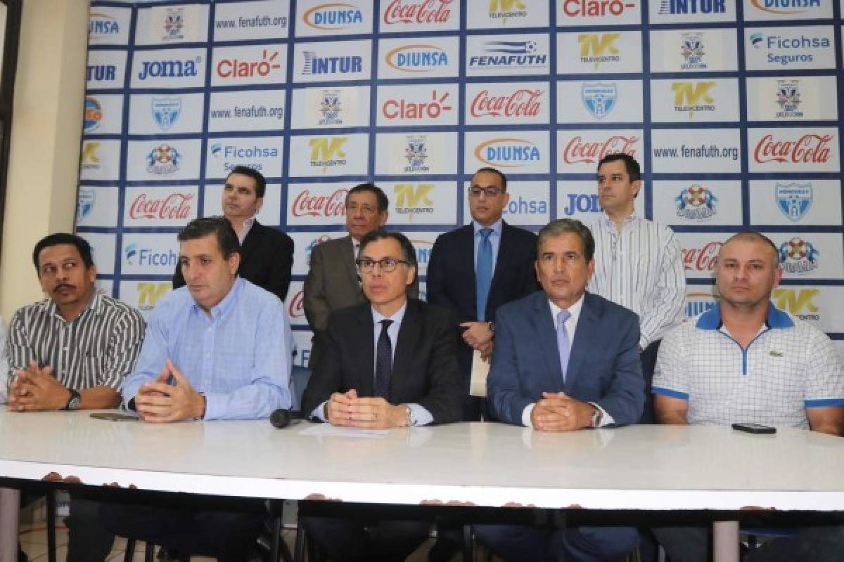 Cuatro vicepresidentes dirigirán la Federación de Fútbol de Honduras