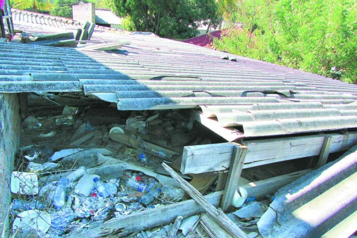 Deplorable abandono en el que se encuentra el José Cecilio del Valle