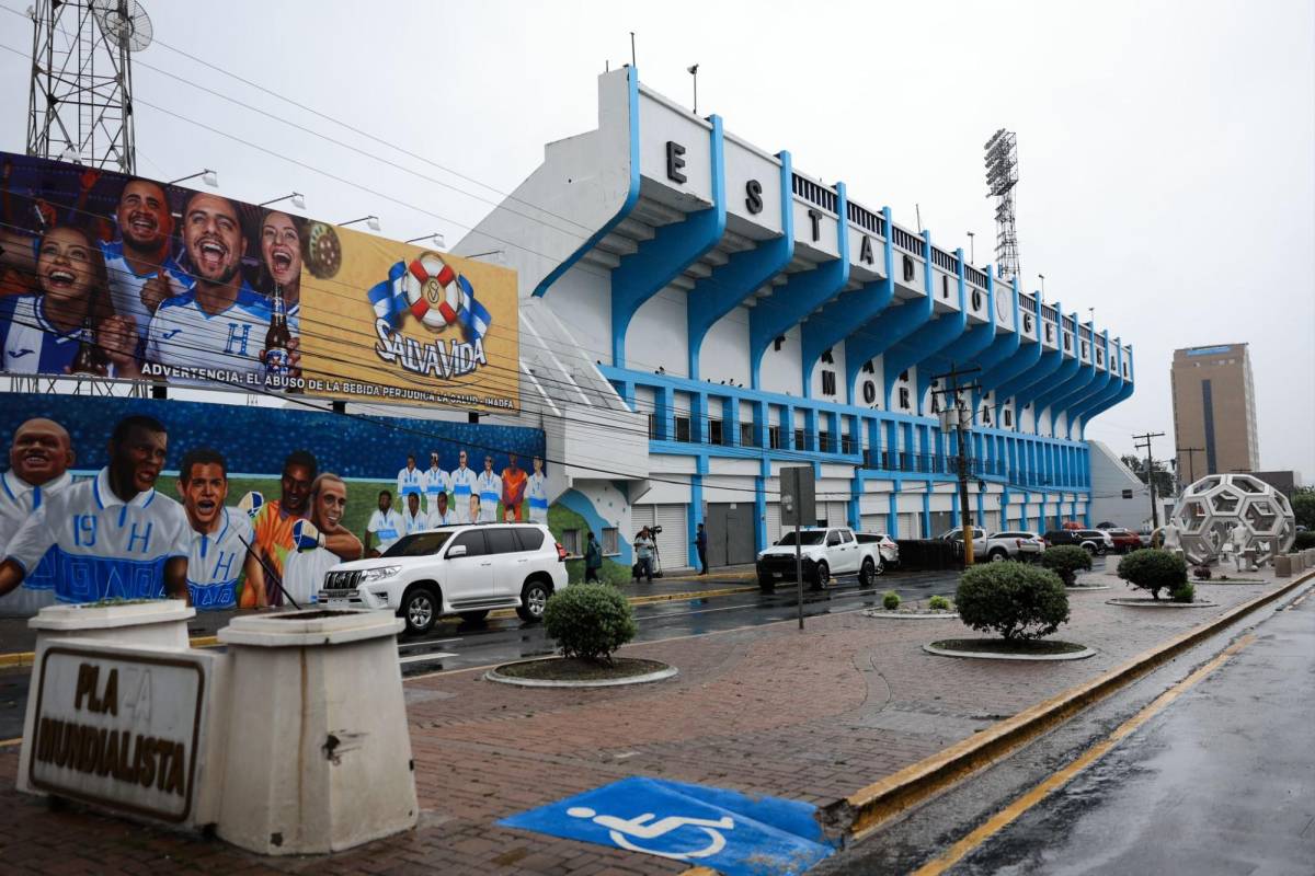 Honduras vs México: Policía blinda el estadio Morazán y así luce desde temprano