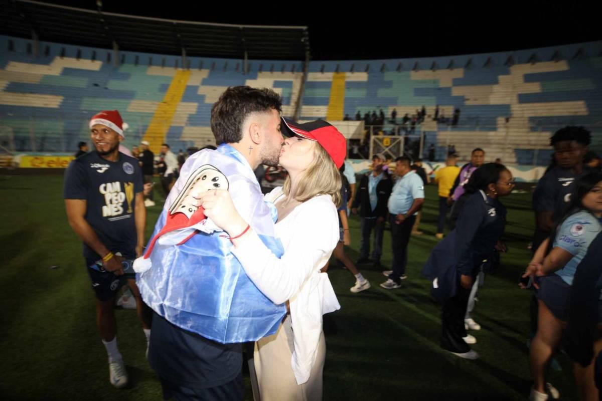 Esposas y novias de jugadores; así celebraron el título 19 del Motagua