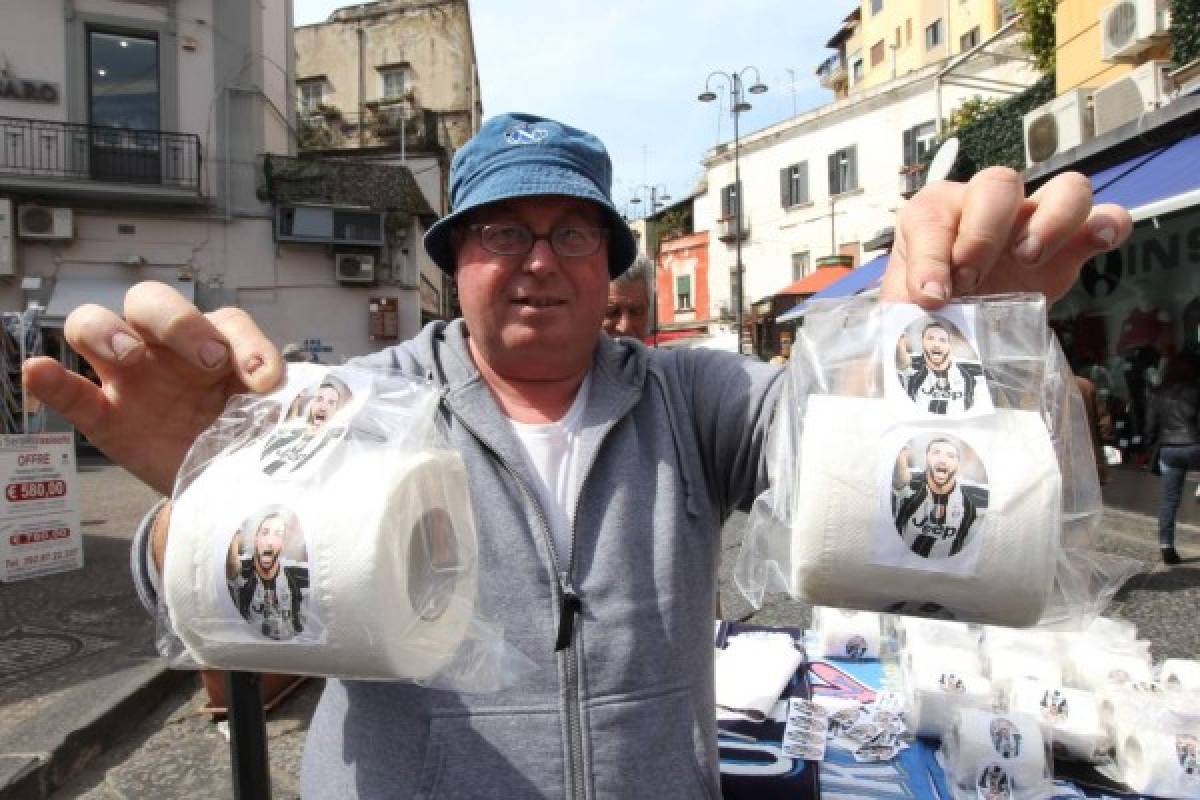 Hinchas de Napoli alistan un infierno para recibir mañana al Pipita Higuaín