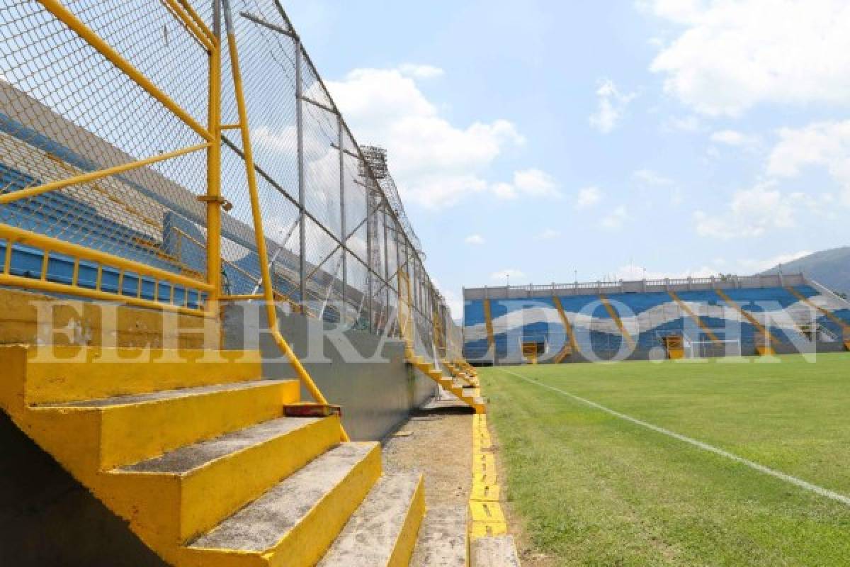 El estadio Morazán de San Pedro Sula recibe los últimos retoques