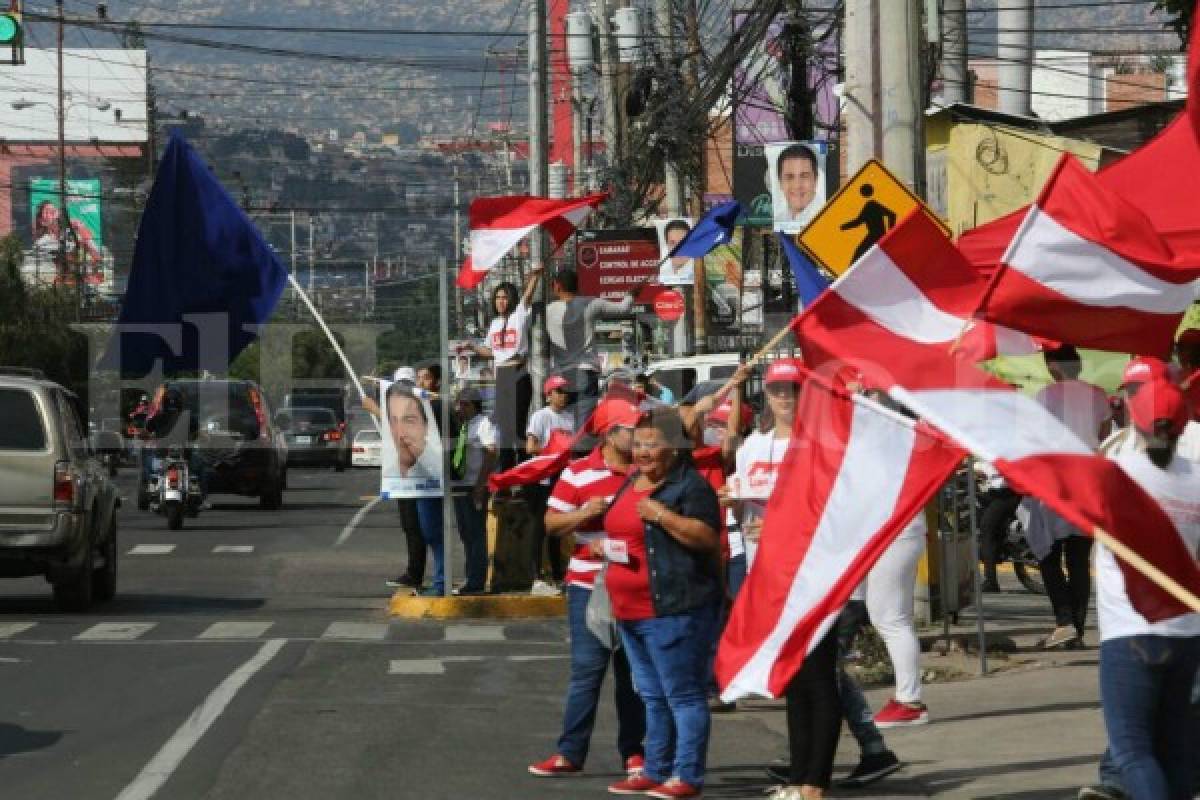 La capital de Honduras amanece repleta de propaganda política