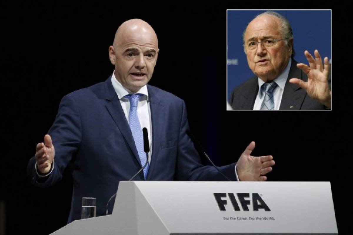 'Felicito desde el fondo de mi corazón a Infantino', señala Blatter