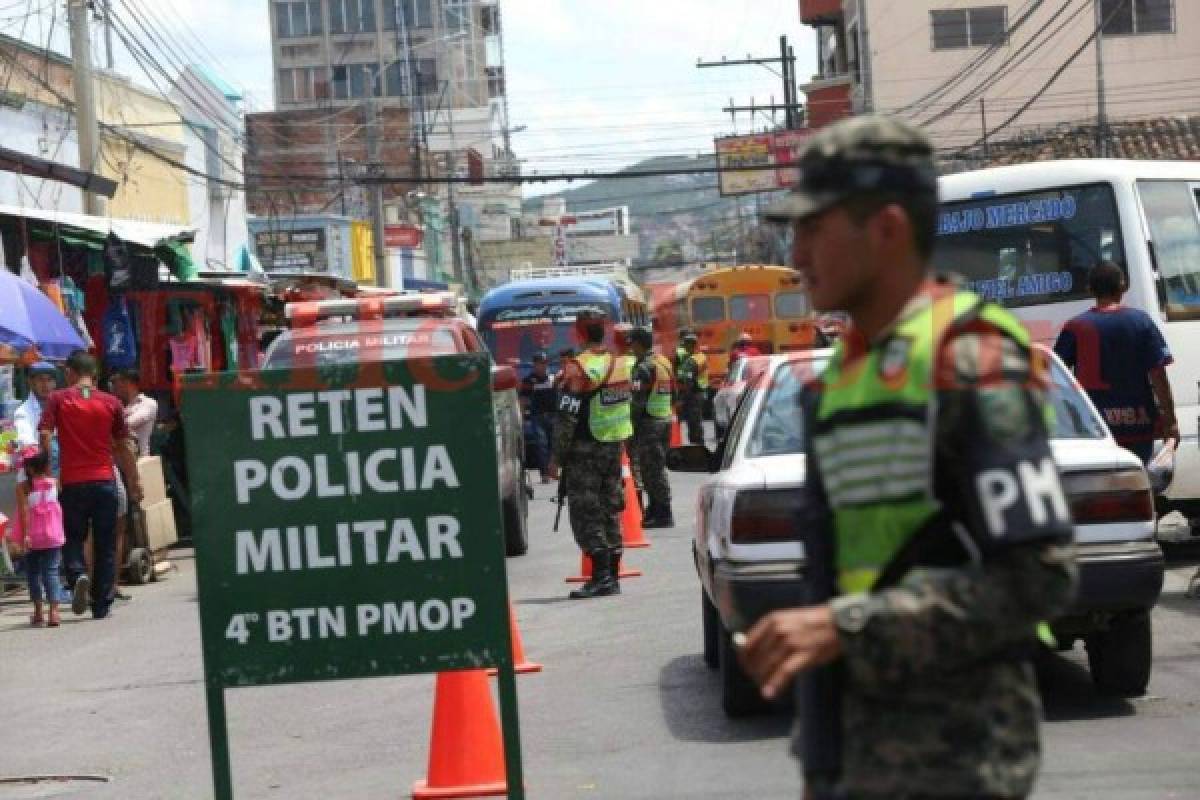 Realizan operativos en mercados y bulevares de Tegucigalpa