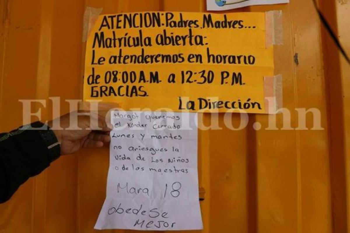 Tegucigalpa: Nota con supuesta amenaza de mareros causó alarma en kinder del Hato de Enmedio