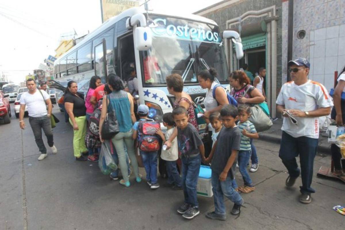 Tegucigalpa comienza a quedarse a solas al comenzar migración de la capital al interior del país