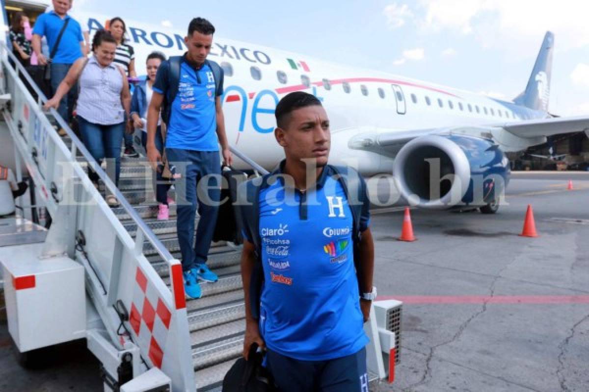 Selección de Honduras ya está en México para preparar duelo con el Tricolor