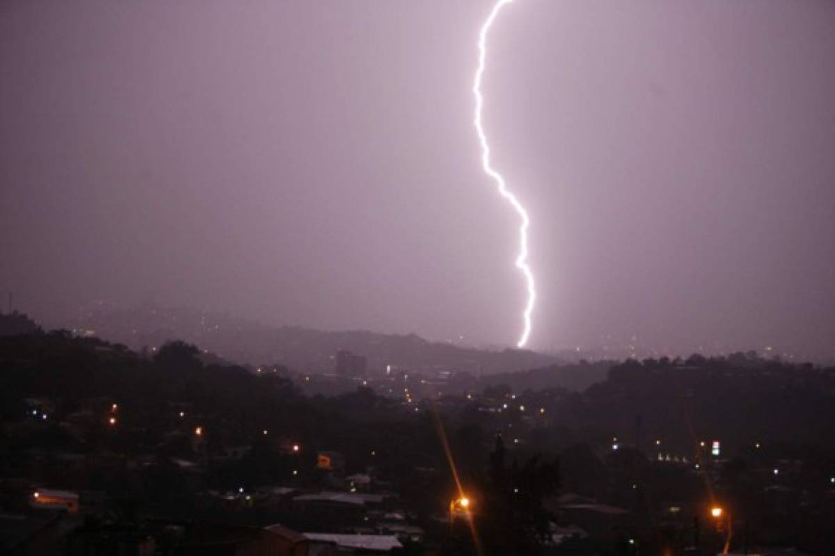 Pronostican tormentas eléctricas en la capital de Honduras