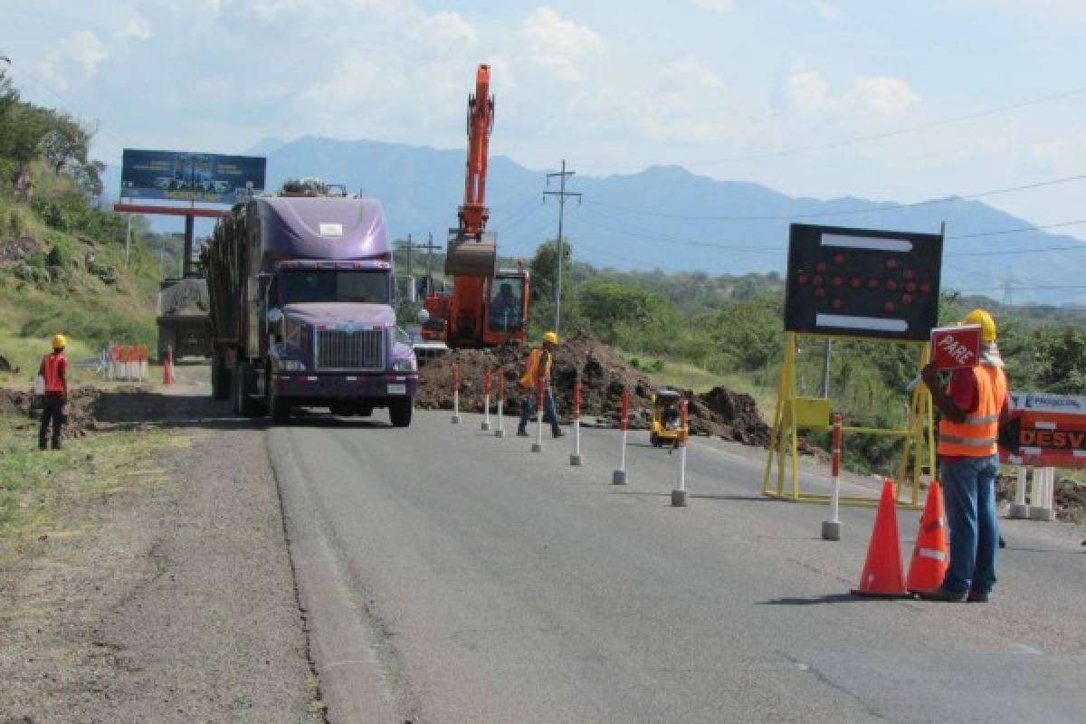 Honduras: En reparación 12 ejes de carretera de la zona Sur