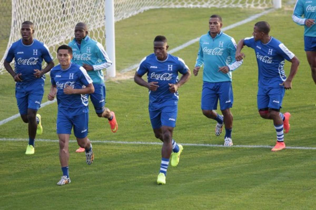 Honduras hizo su primer entrenamiento en Brasil