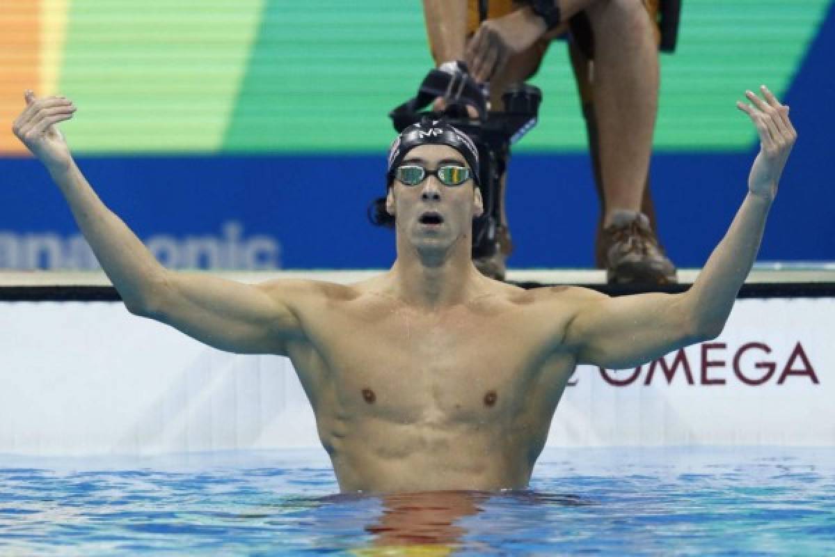 Llegó la 21... Phelps gana relevo de 4x200 en Rio-2016 y es el verdadero amo