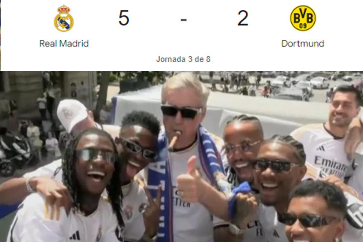 Memes que dejó la remontada de Real Madrid con triplete de Vinicius en Champions League