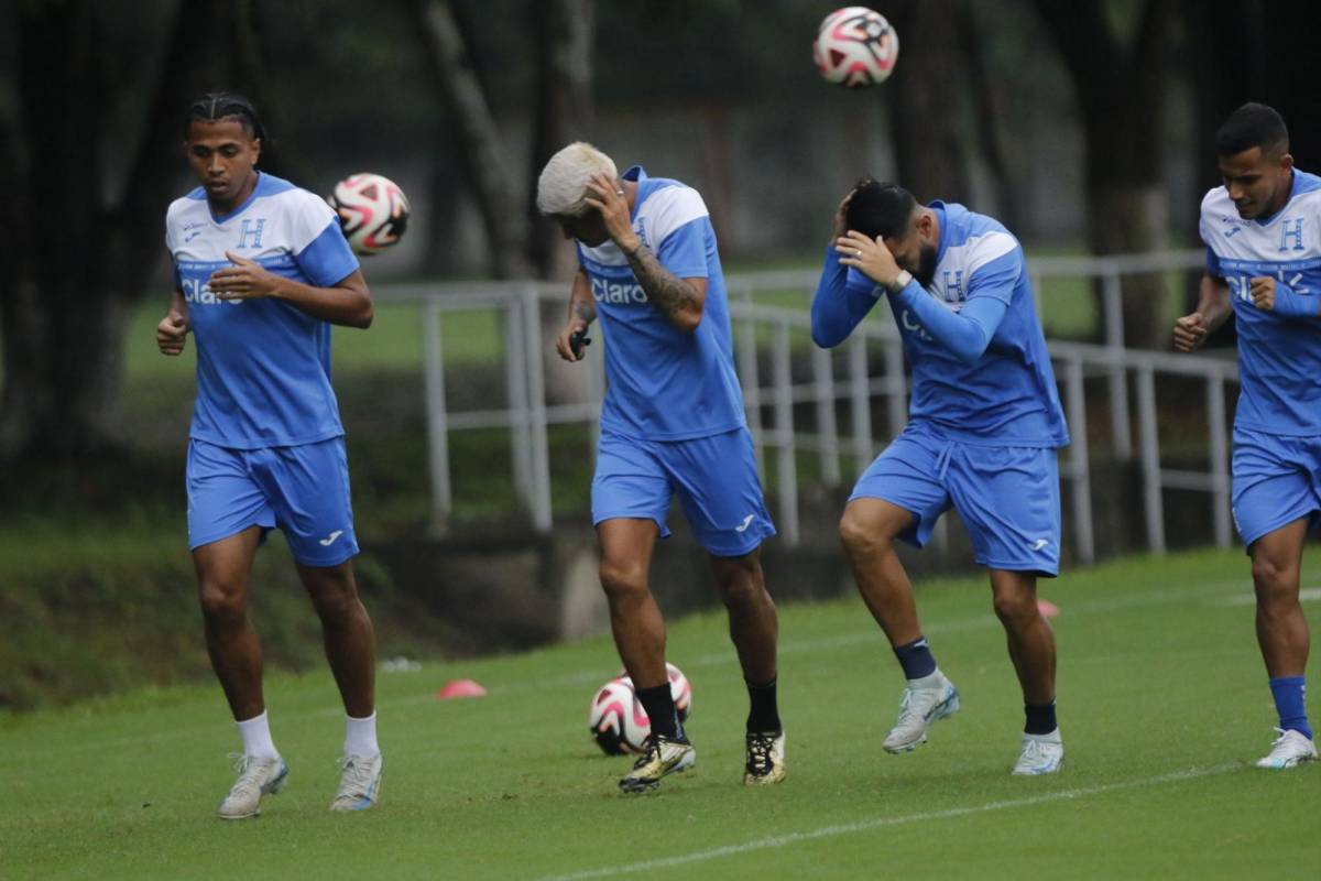 Por poco lo lesiona, sorpresa en entreno de Honduras y la broma a jugadores del Olimpia