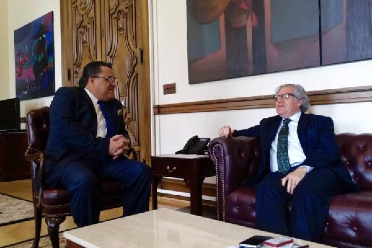 Almagro informa sobre llegada de la Maccih a Honduras  