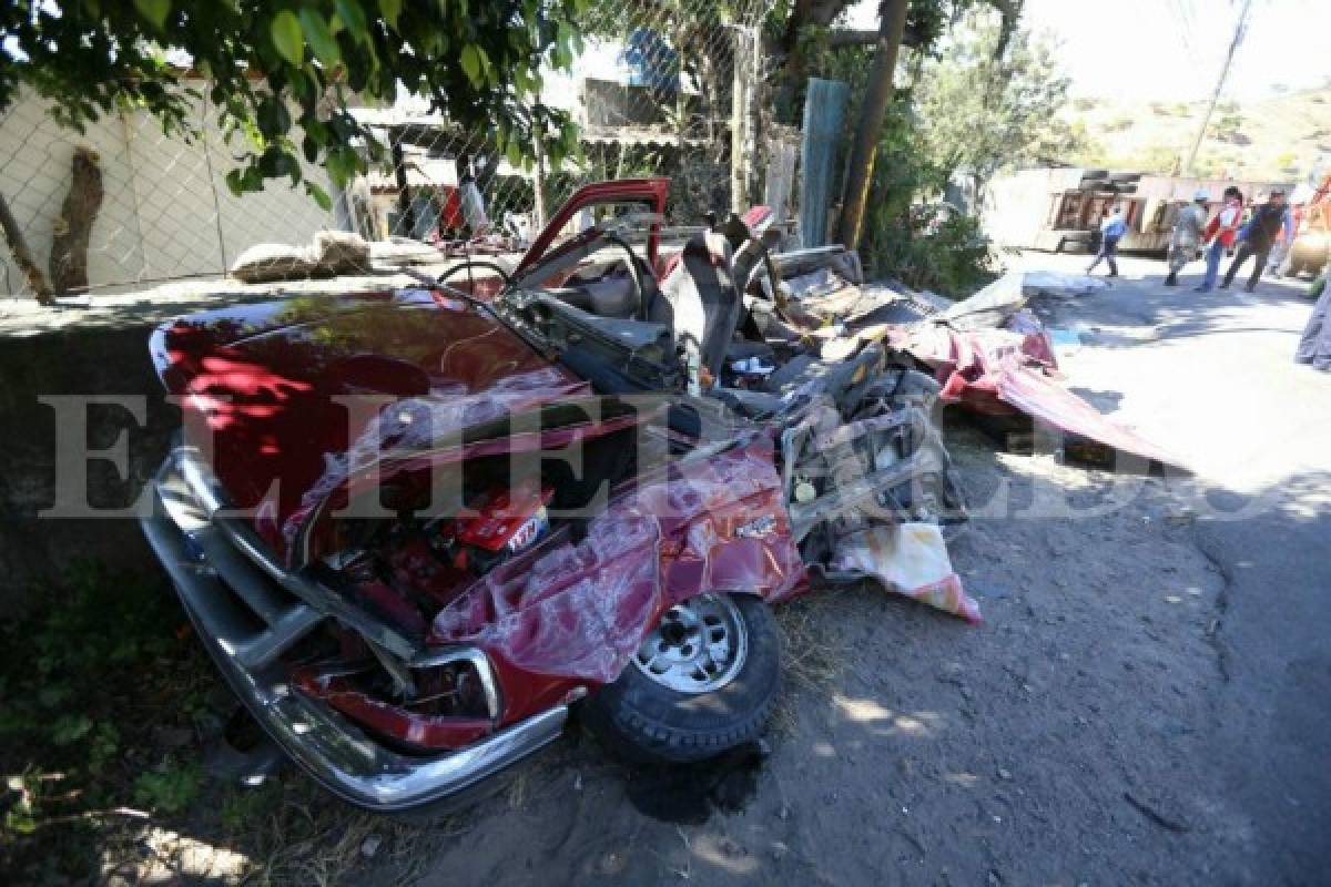 Tegucigalpa: Al menos dos fallecidos por accidente en la salida al sur