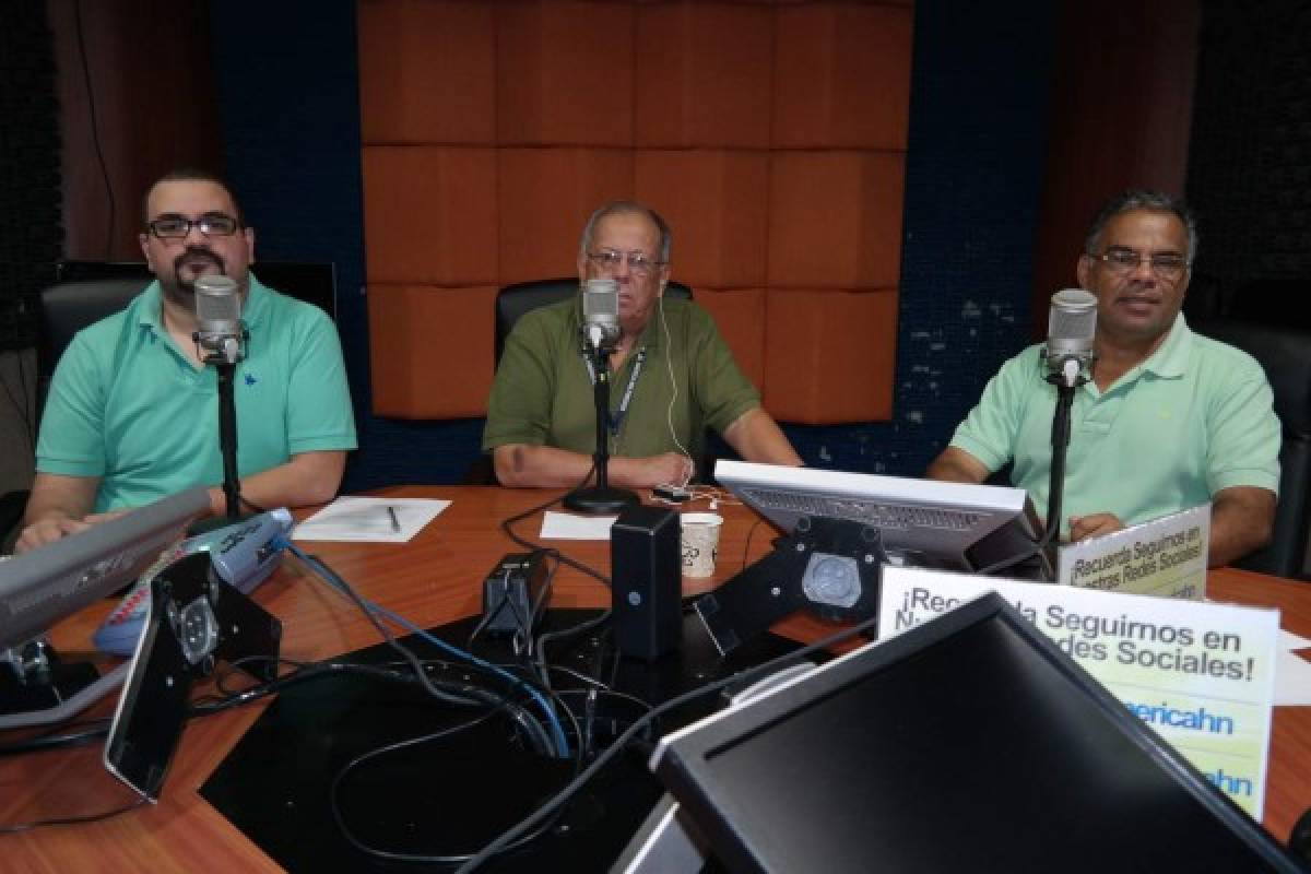 Manuel Turcios, Henry Marvin Cabrera y Eduardo Flores.