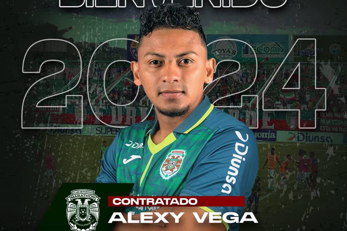 Marathón anuncia fichaje de Alexy Vega