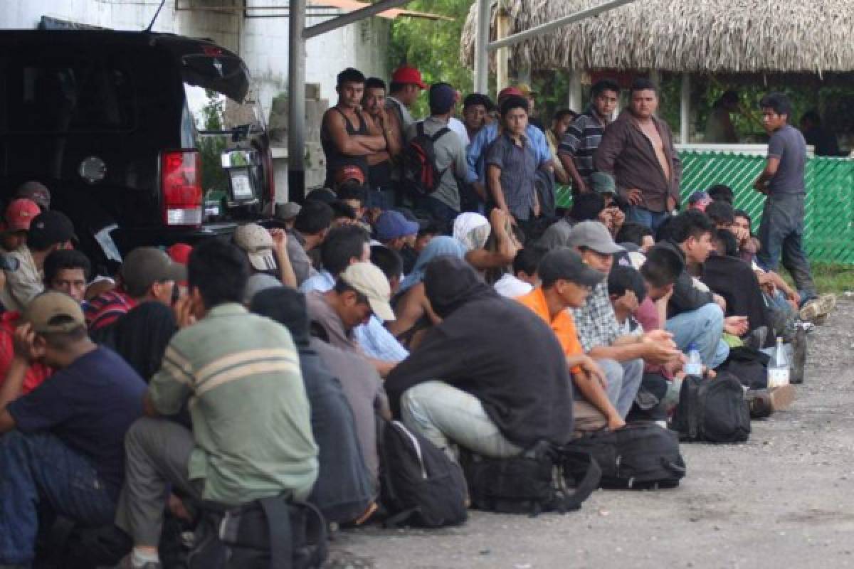 México: 39 hondureños entre 203 migrantes centroamericanos detenidos