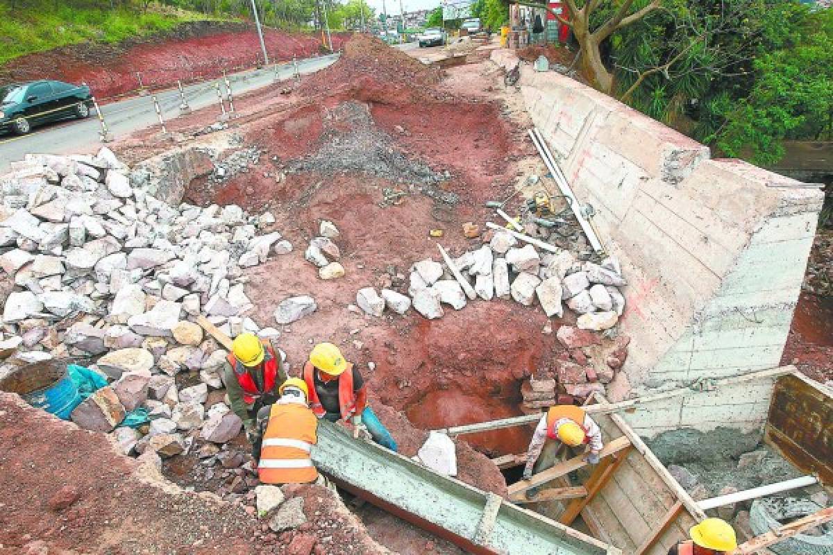 Tegucigalpa: Visible avance en obras del puente aéreo El Prado