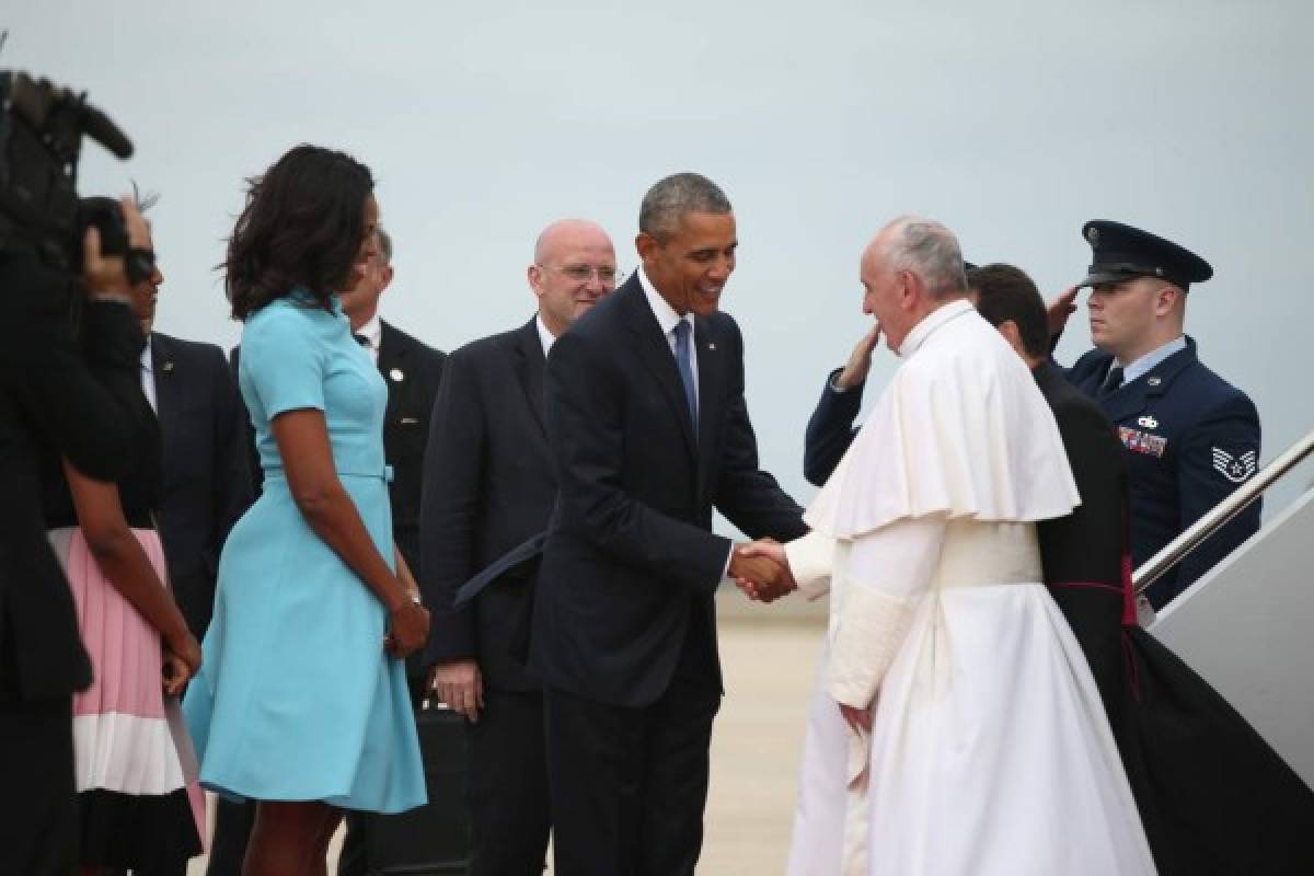 El Papa aterrizó en Washington para histórica visita